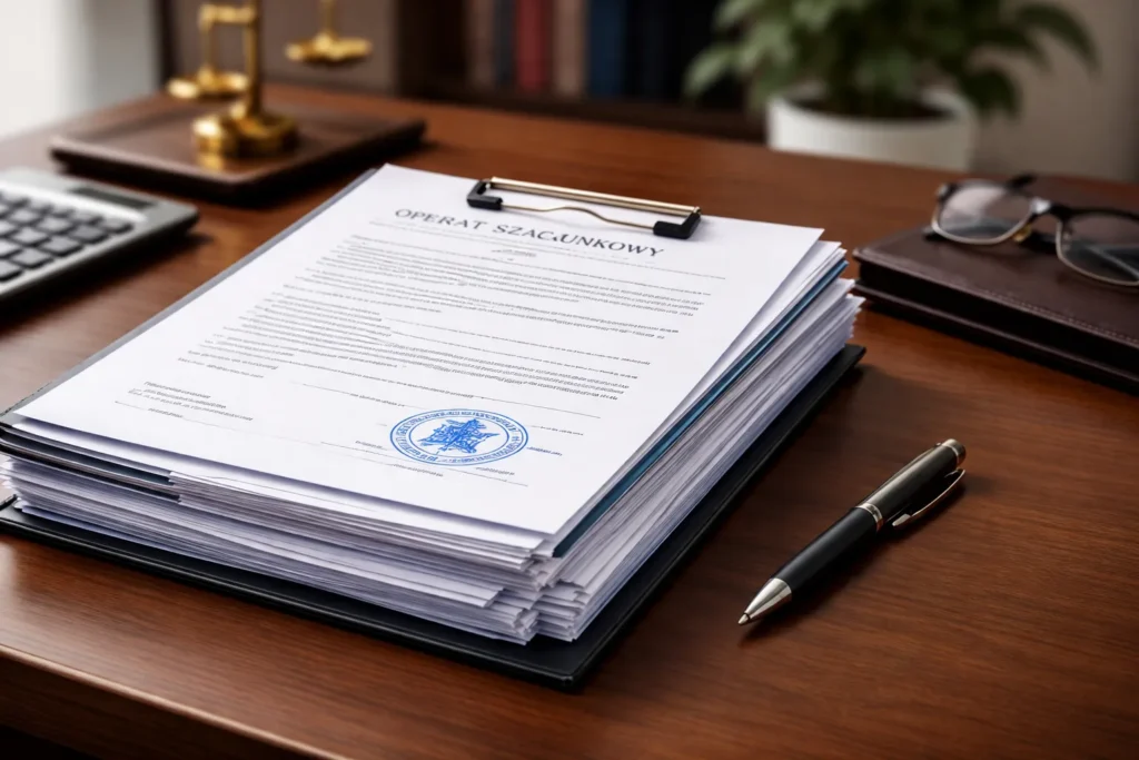 стопка документов на столе с подписью и печатью